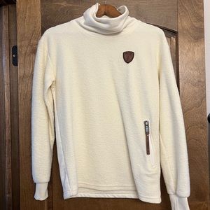Wanakome cream cowl neck sweatshirt